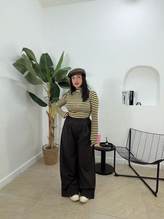 Pantalone benjie marrone