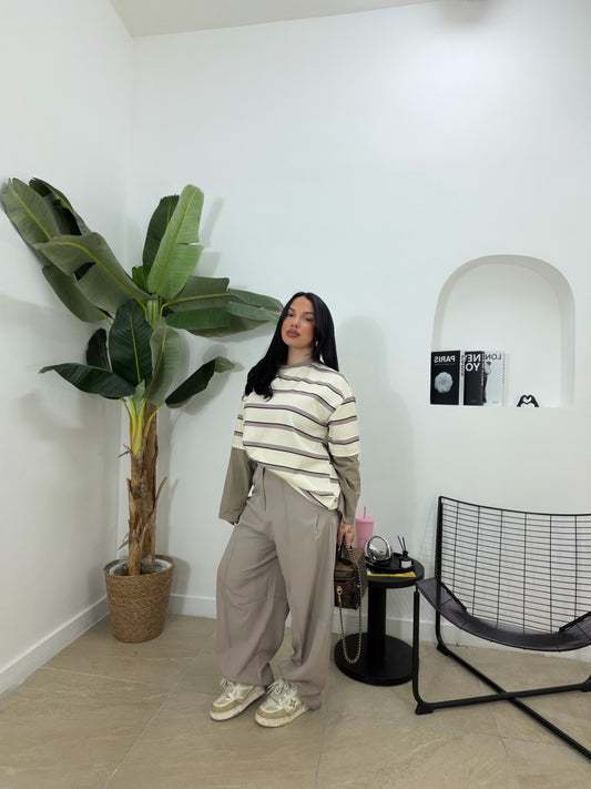 Pantalone ballon fango