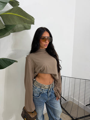 Maglia cruz beige - 5790