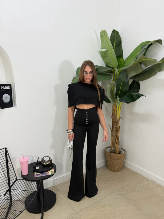 Pantalone bustier nero -20221