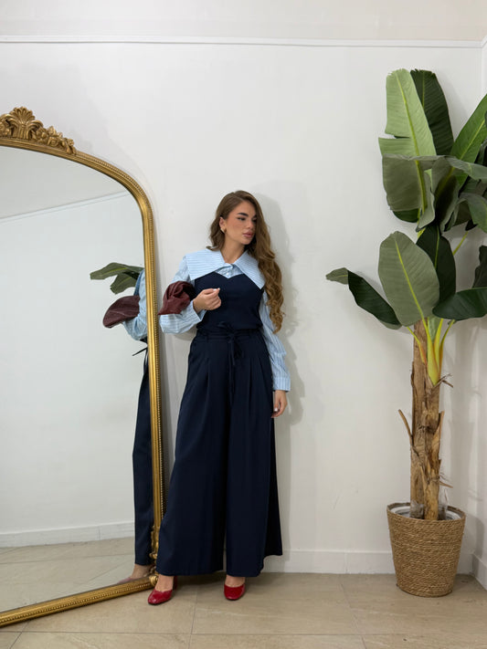Pantalone fiocco blu