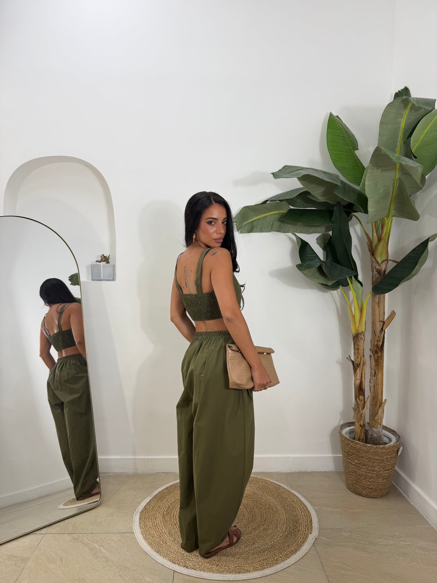 Top cotton verde -91066