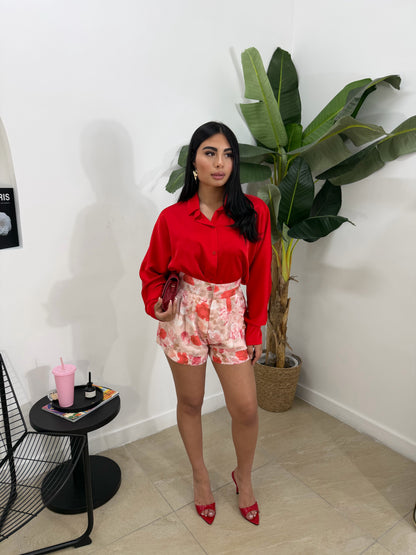 Shorts Brigida rosso -2804