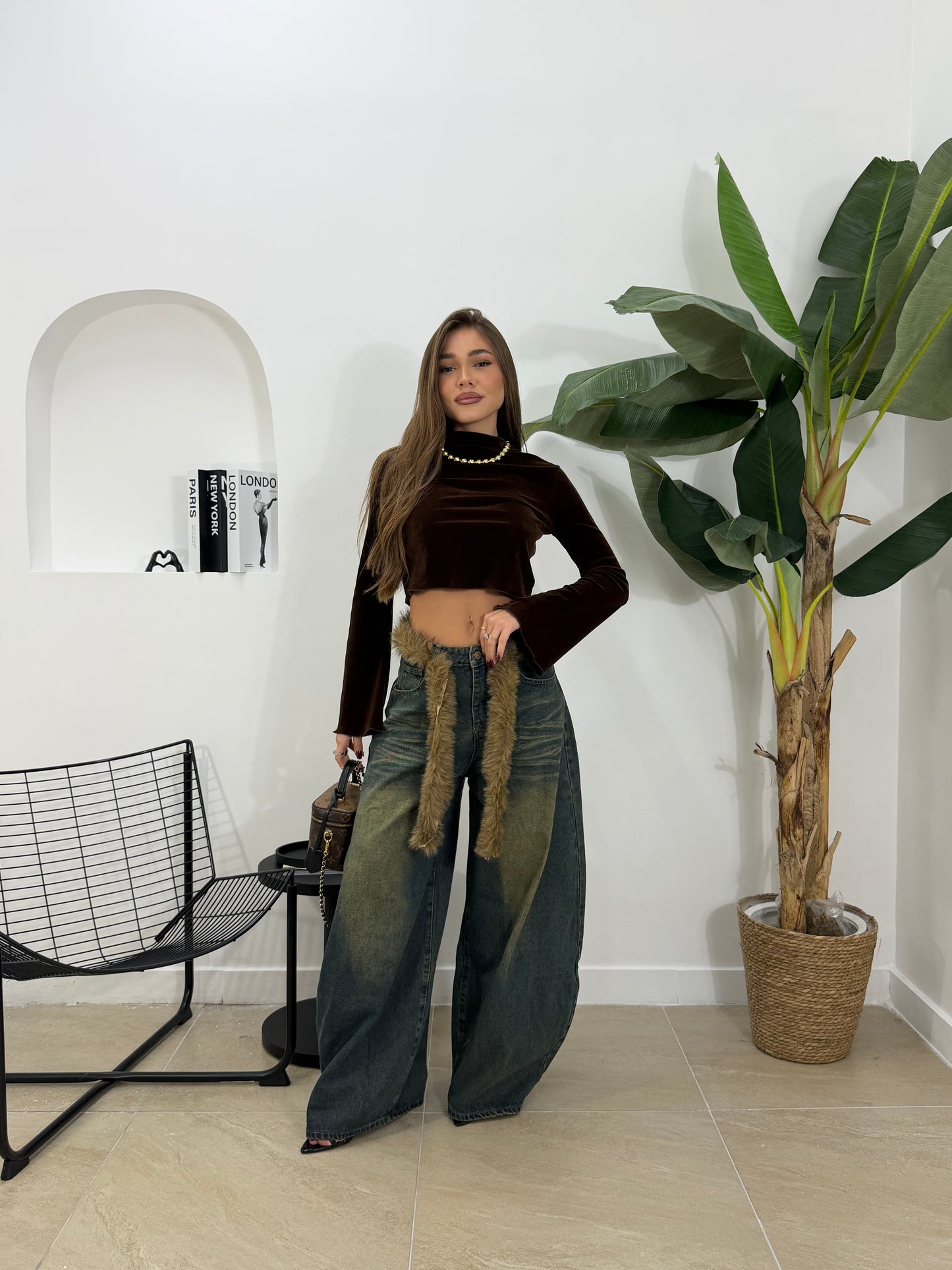 Jeans peluche -97116