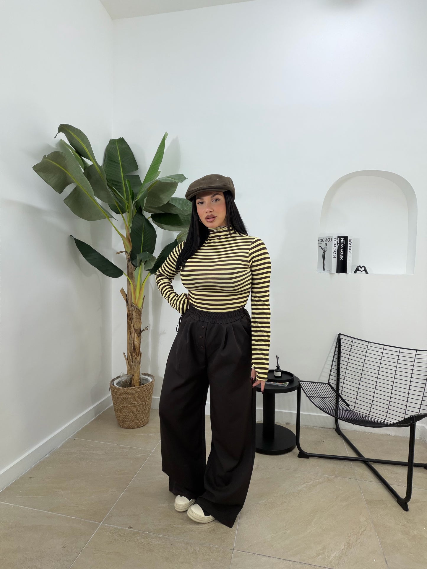 Pantalone benjie marrone