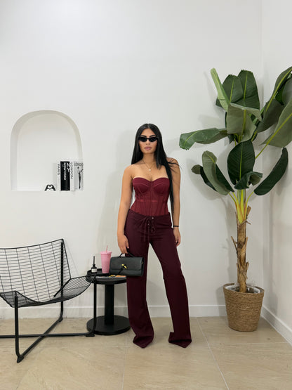 Pantalone stringato BORDEOUX