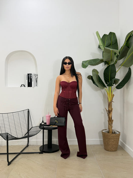 Pantalone stringato BORDEOUX