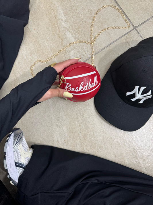 Mini bag basketball rossa