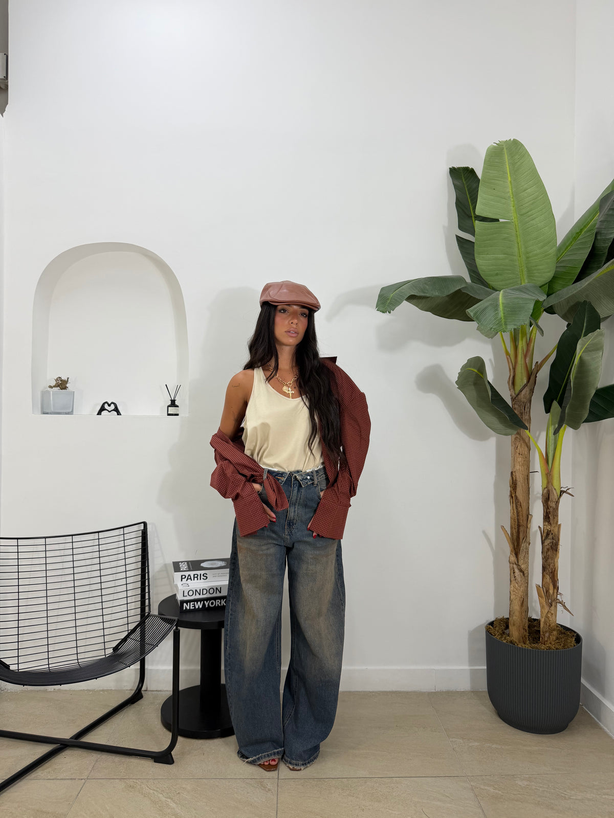 Jeans risvolto sabbié  - 598