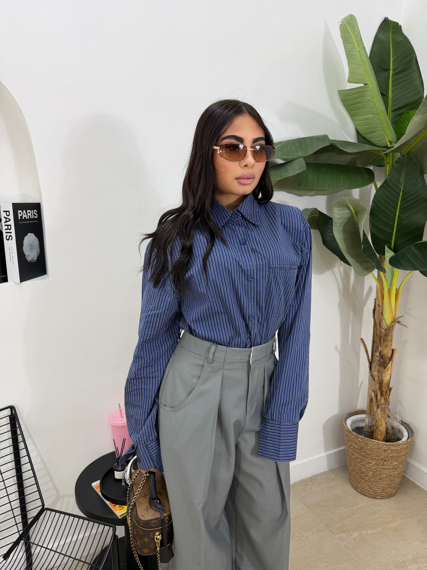 Camicia Office blu -45099