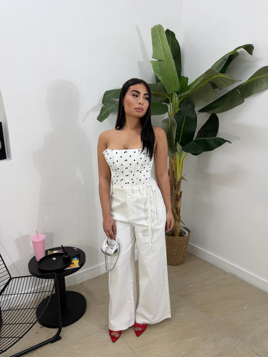 Pantalone mulan bianco - 50076