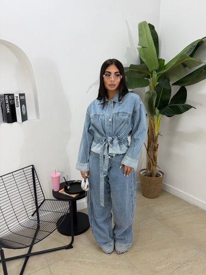 Coordinato denim kiraz blu denim -11588