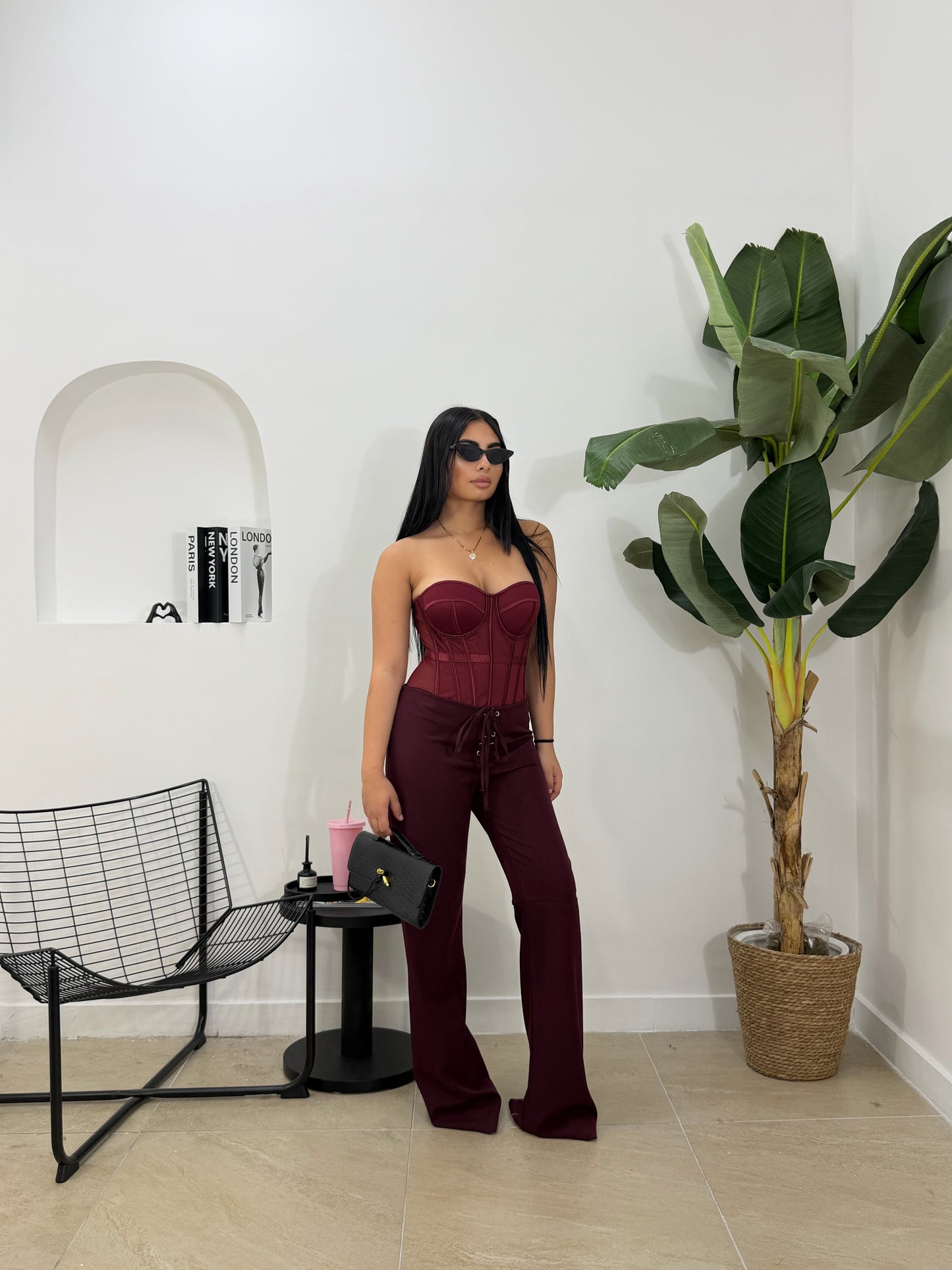 Pantalone stringato BORDEOUX