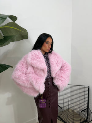 Pelliccia Akadia rosa - 0005