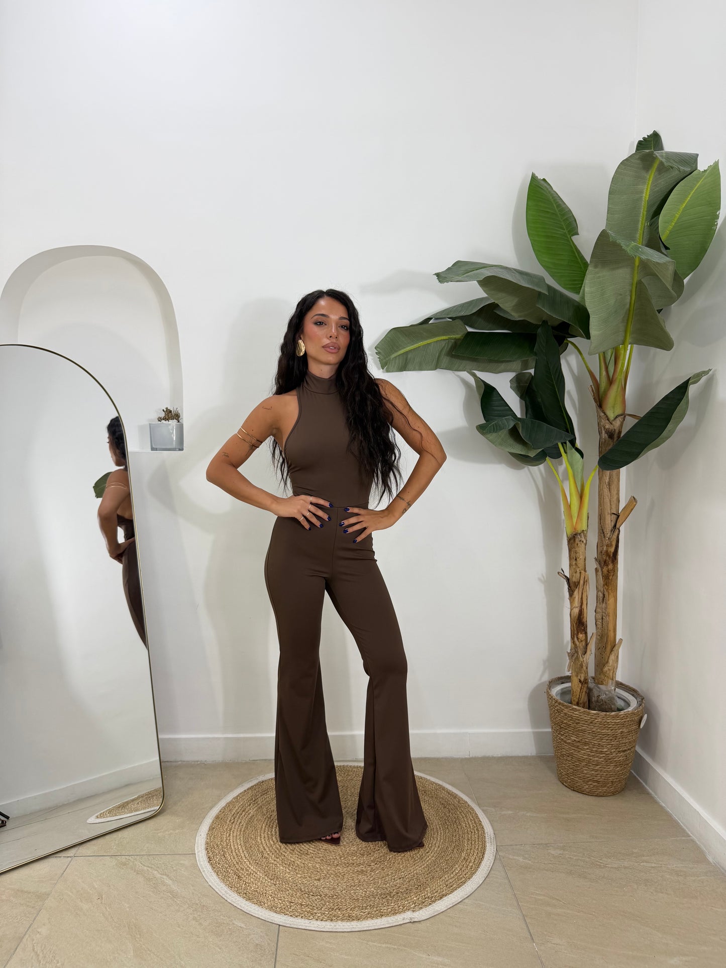 Jumpsuit Kim marrone  -19346