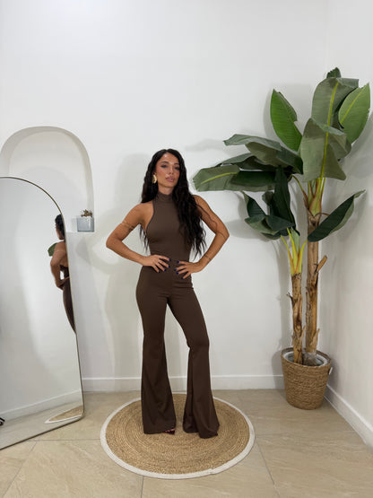 Jumpsuit Kim marrone  -19346