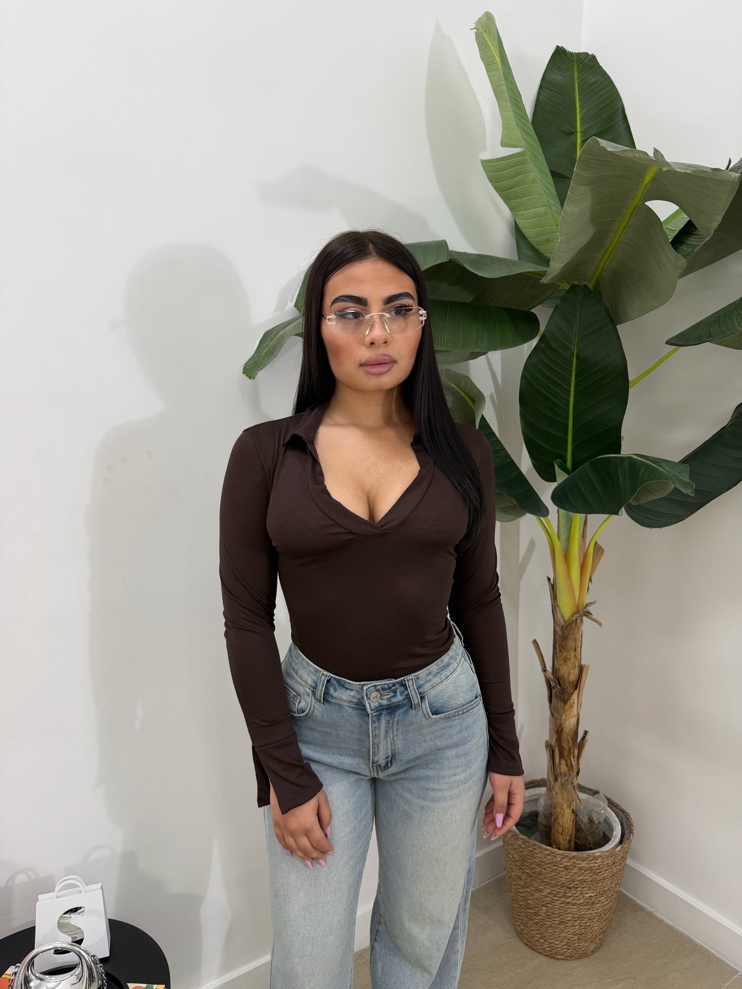 Maglia polo semivelo -5618