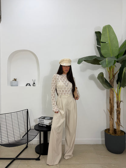 Pantalone Vivian panna - 15592
