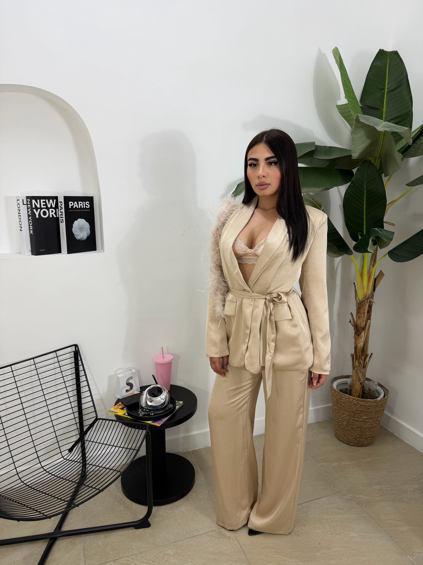 Tailleur plume -87112