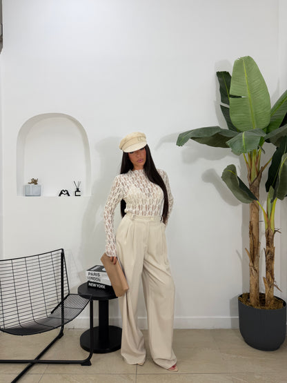Pantalone Vivian panna - 15592