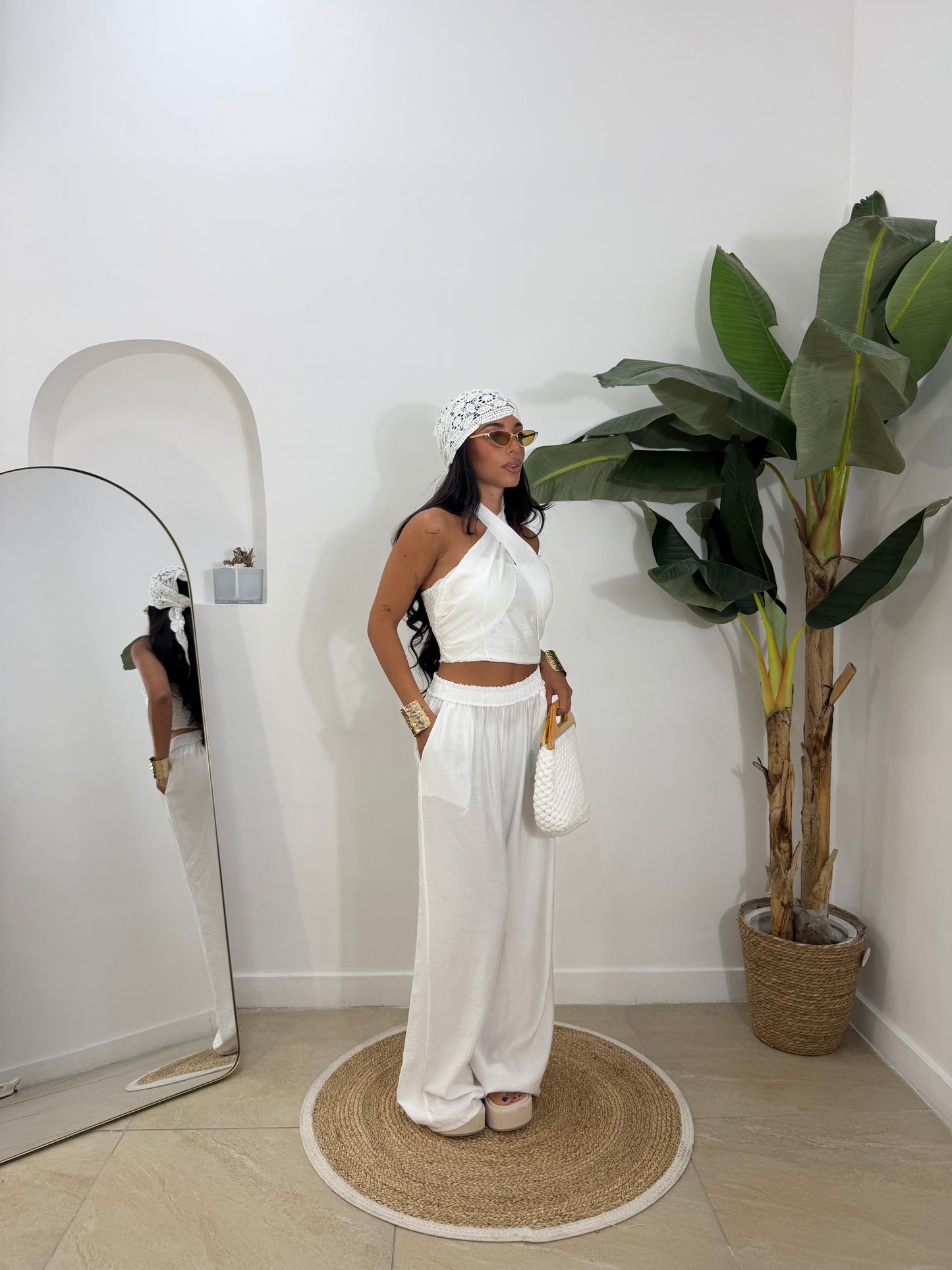 Coordinato yvonne bianco -9308