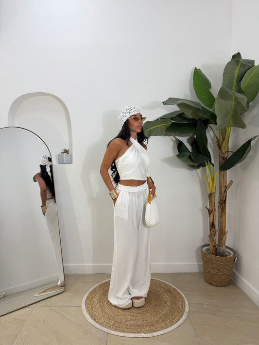 Coordinato yvonne bianco -9308