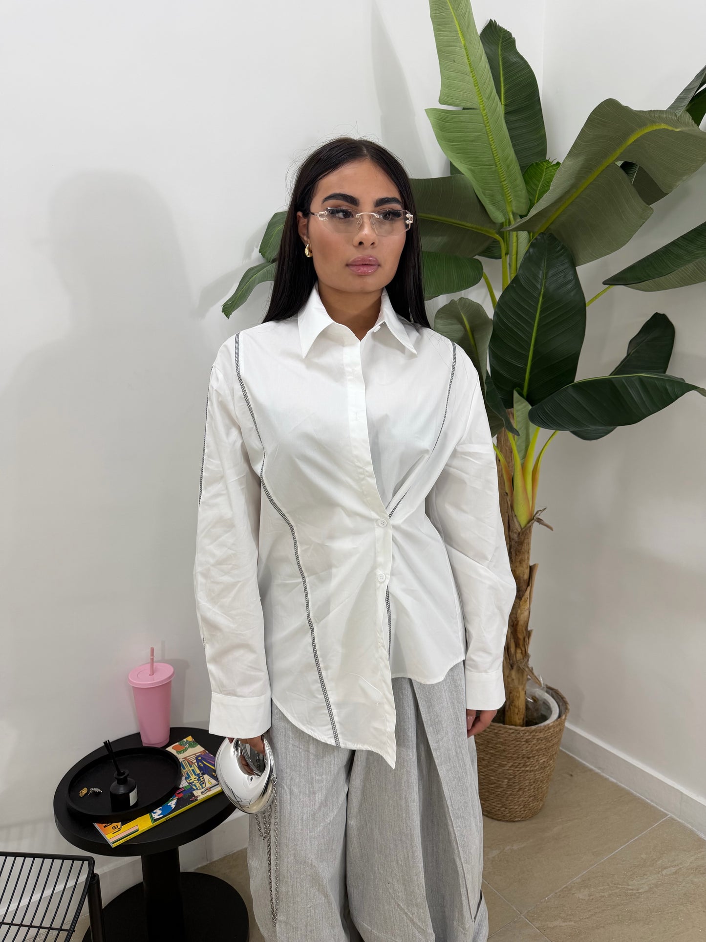 Camicia reverse bianca -50135