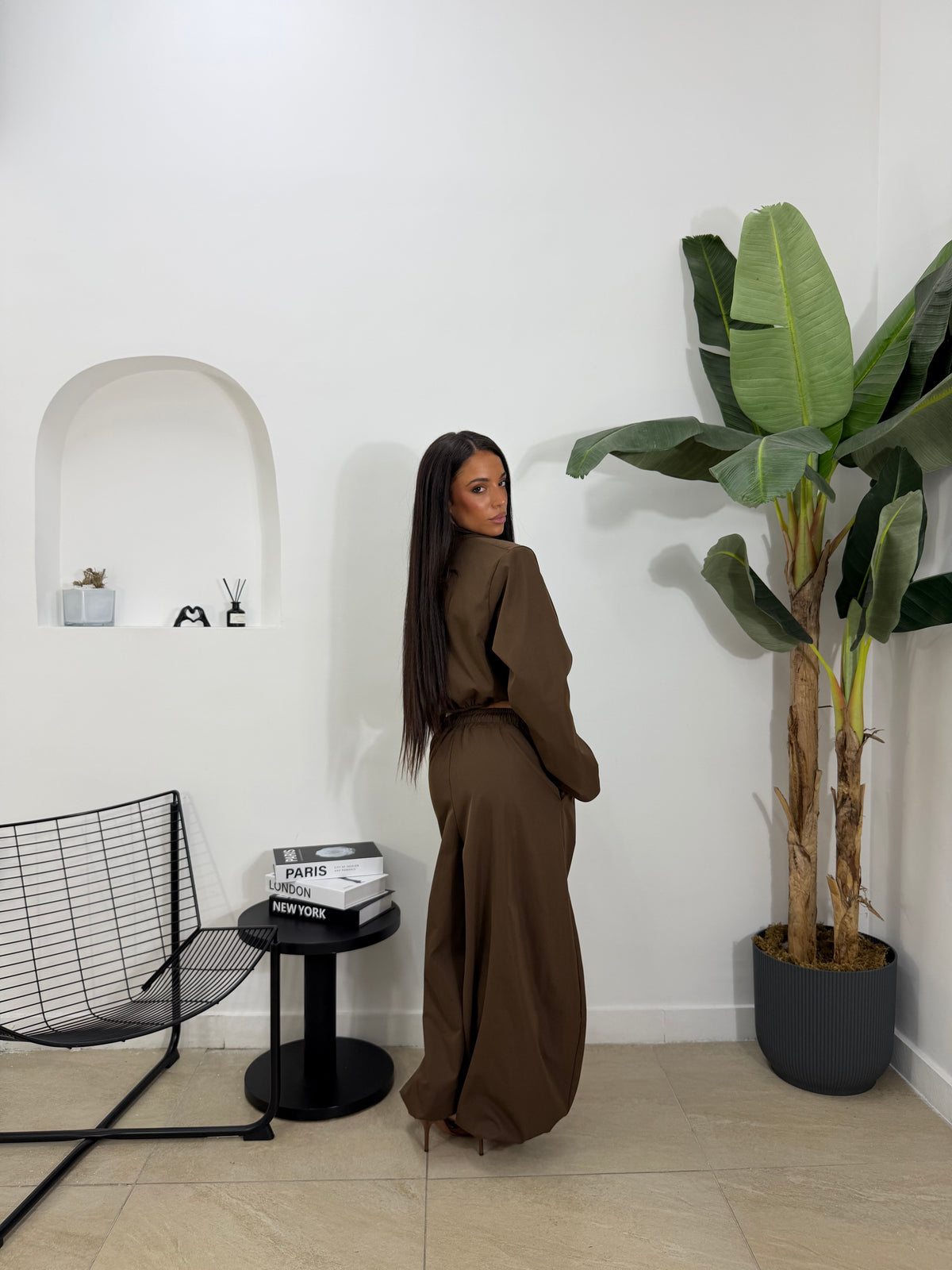 Coordinato aladin marrone -7182