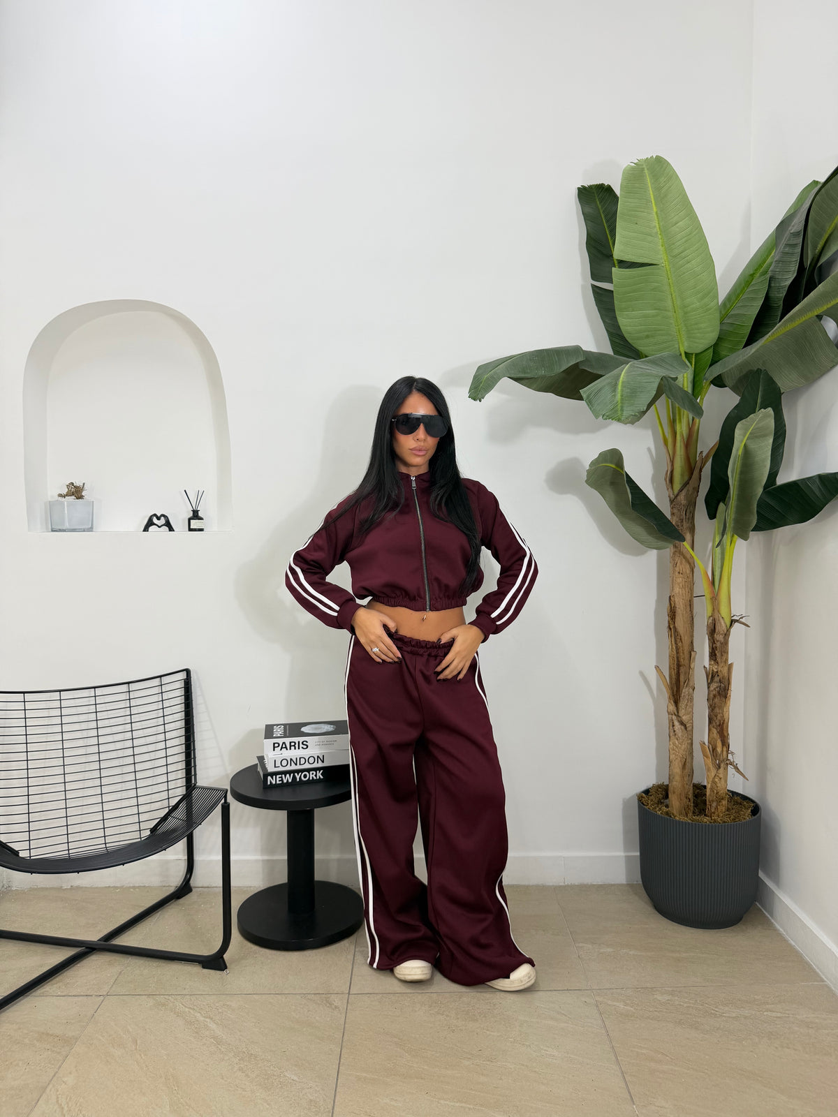 Coordinato nessy bordeaux - 13077