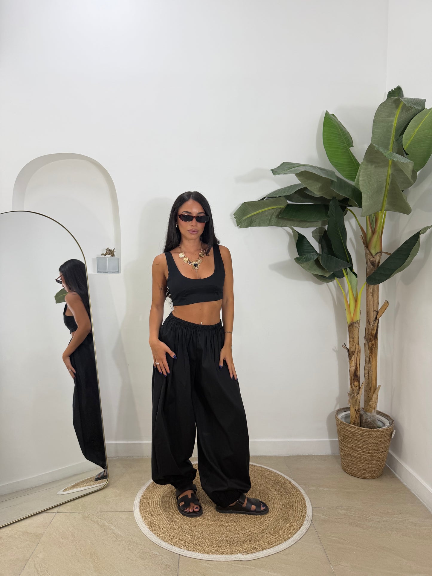 Coordinato julls nero -5847
