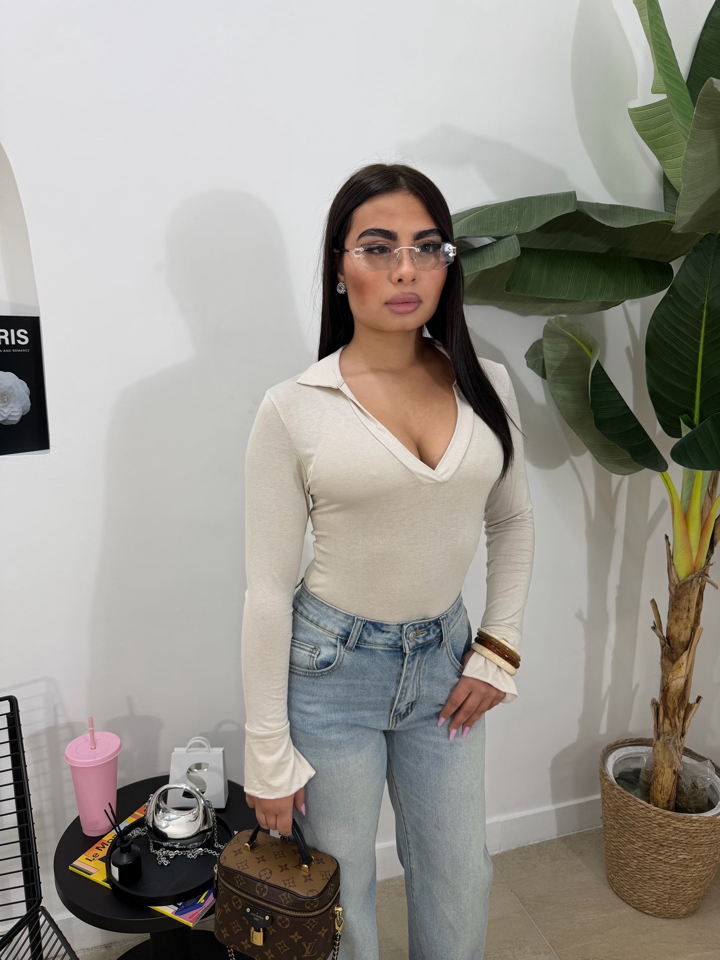 Maglia polo semivelo -5618