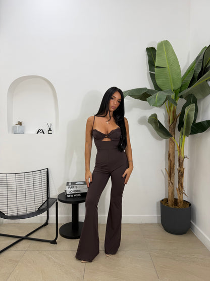 Jumpsuit Kira marrone - 20562