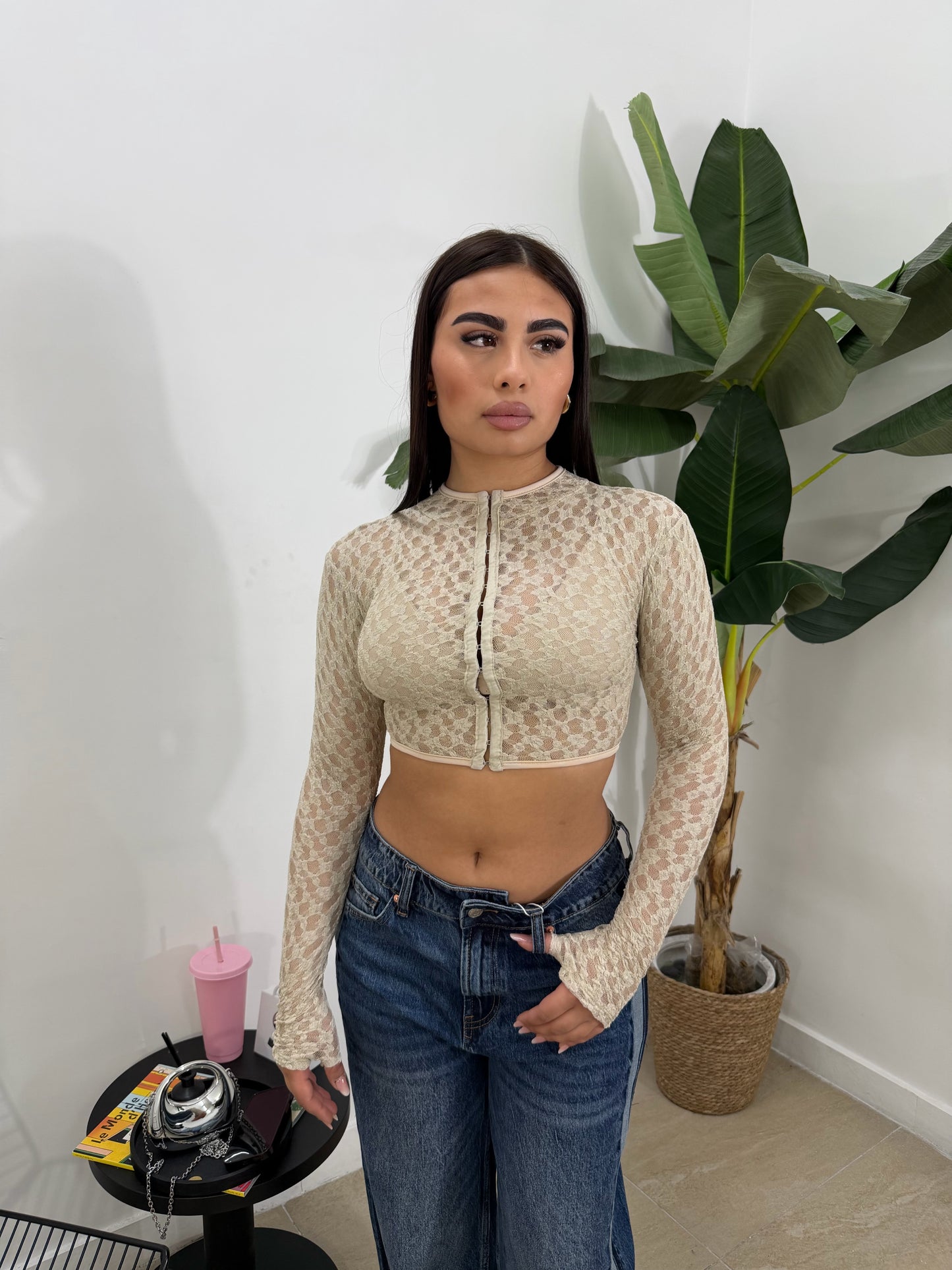 Top alyssa in macramé