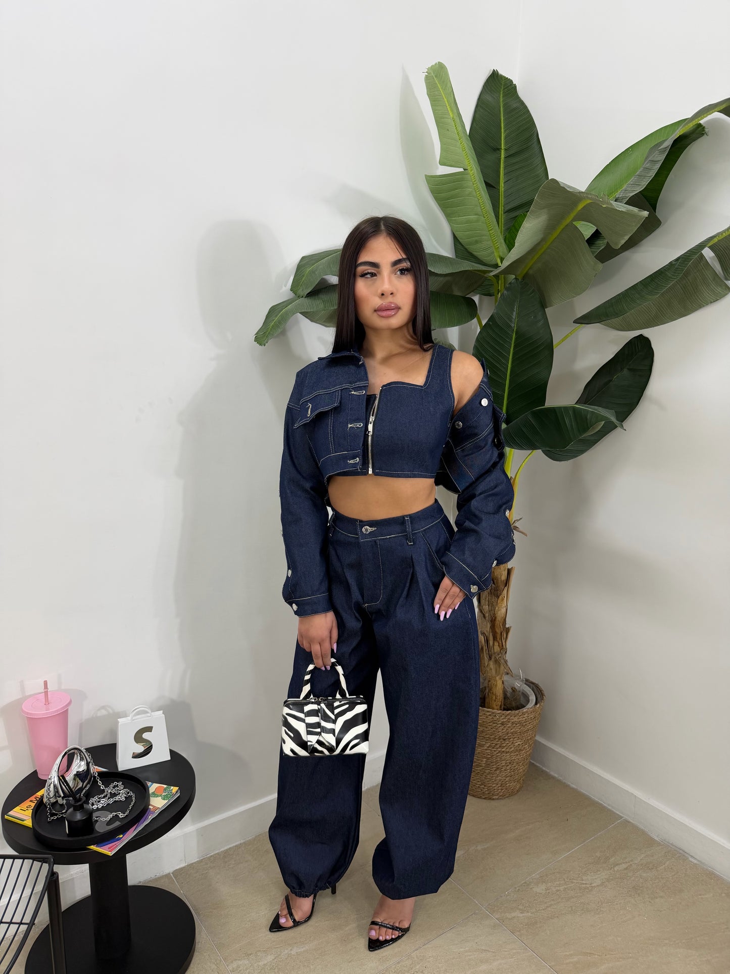 Set denim 3pezzi -206