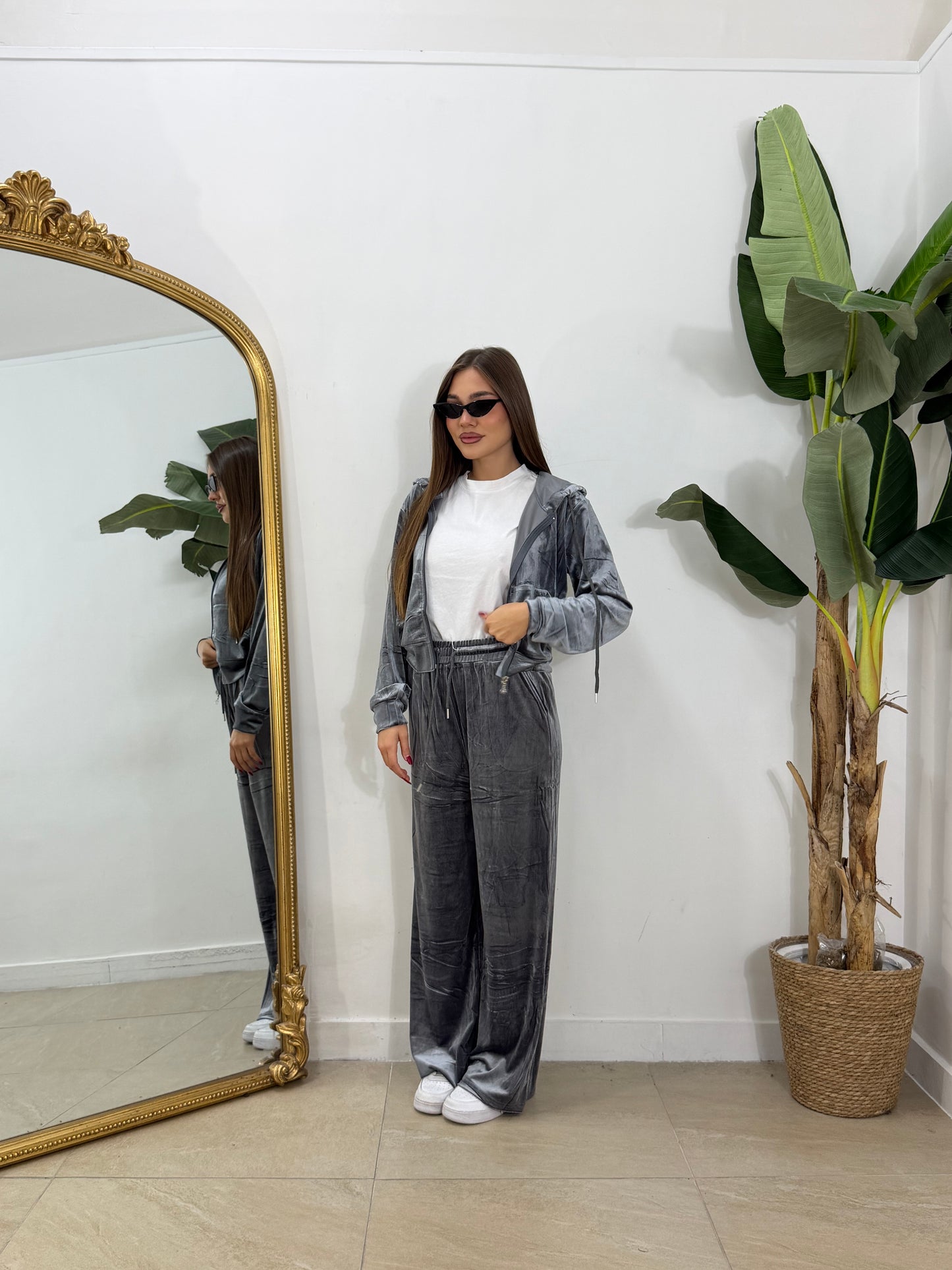 COORDIANTO tuta in ciniglia