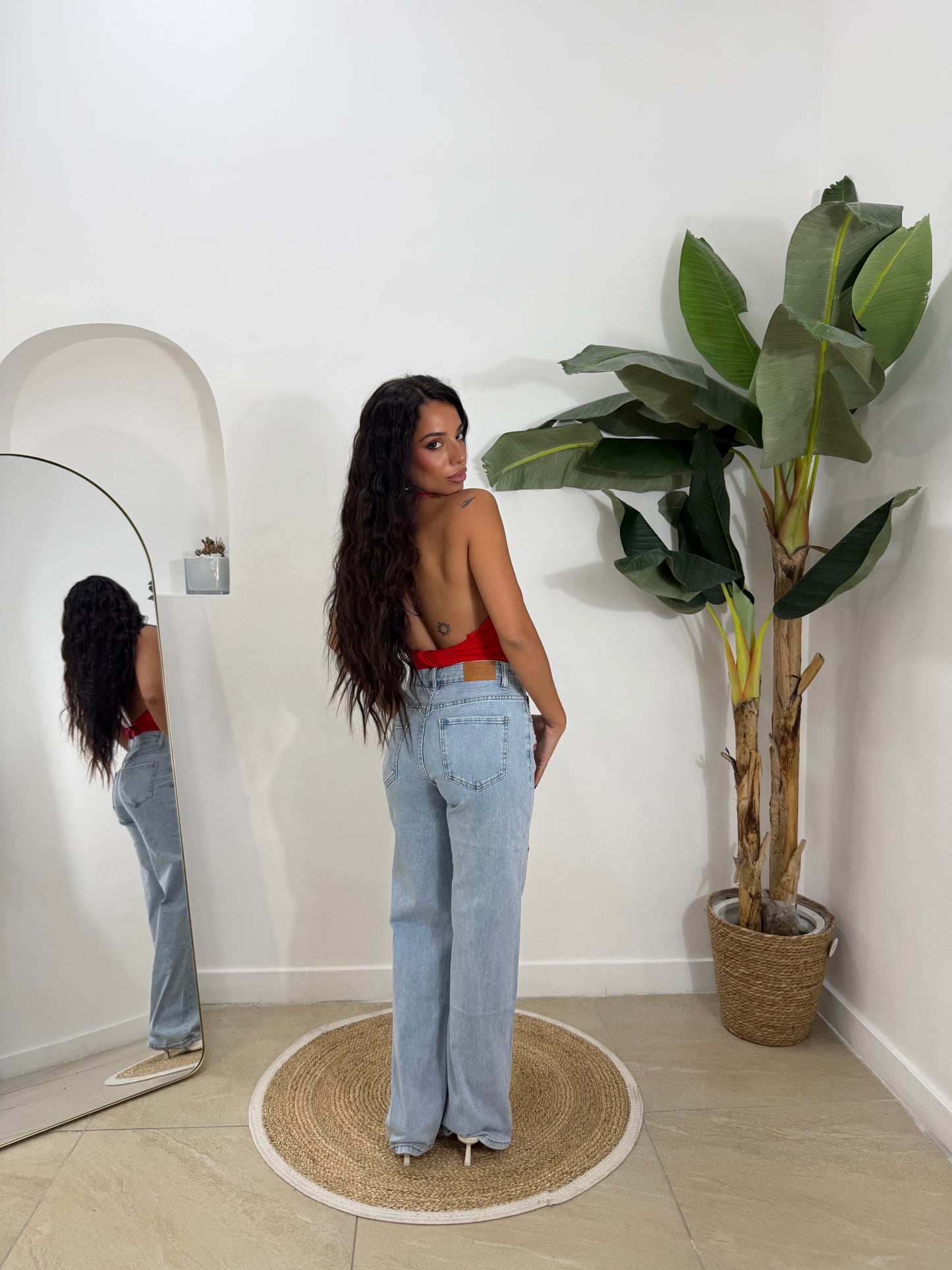 Jeans  fiocco -7257