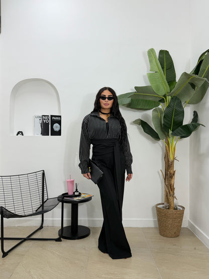 Pantalone fascia nero