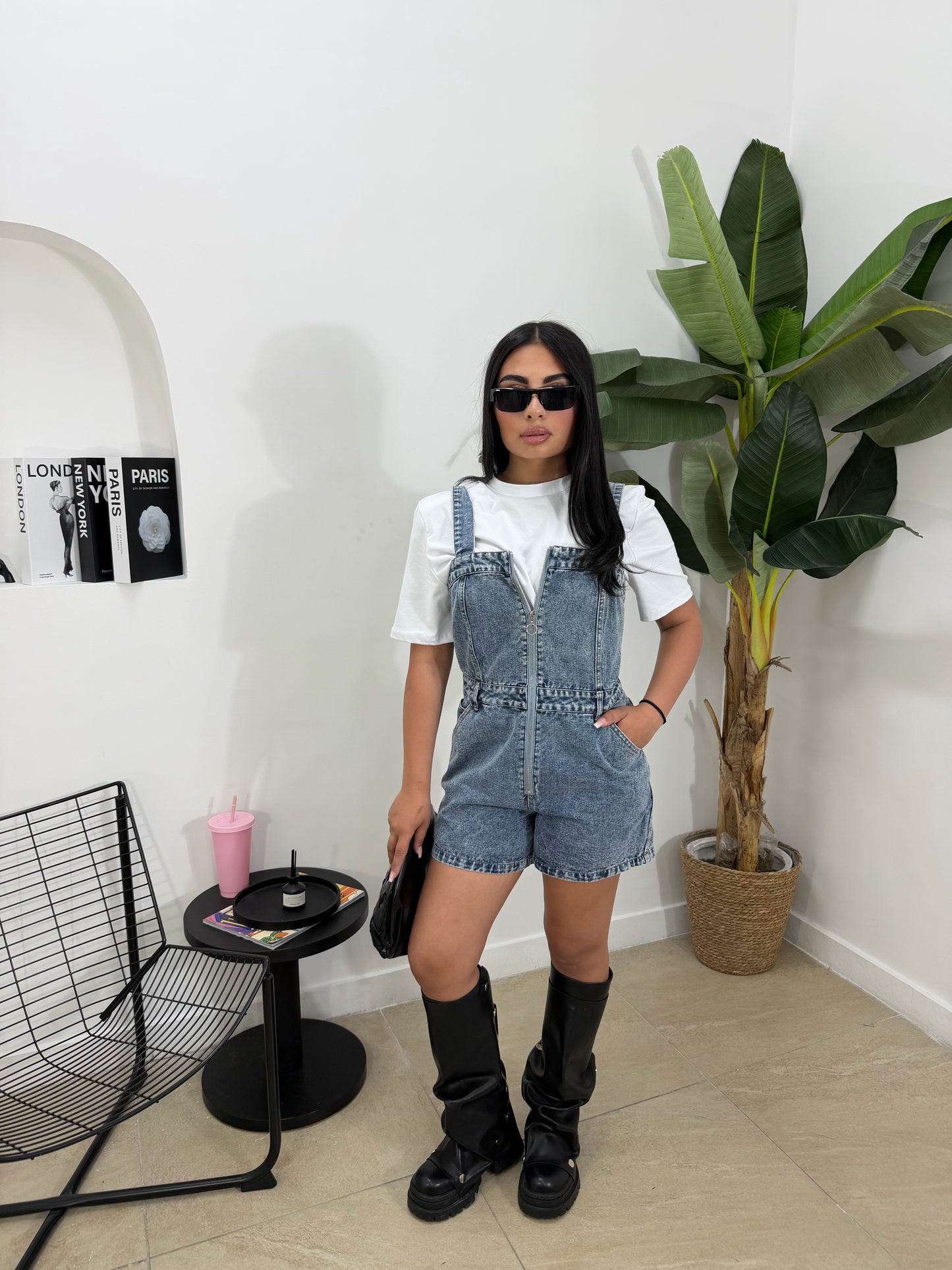 Jumpsuit clarissa blu denim -10720