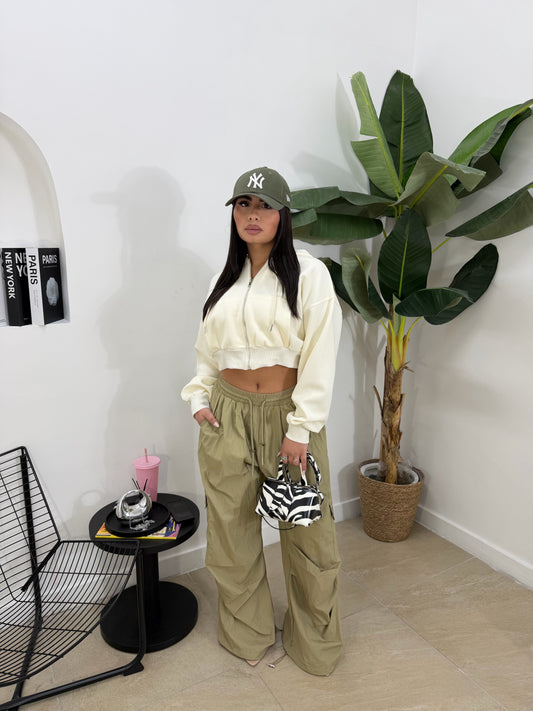 Parachute drappeggio verde -80357