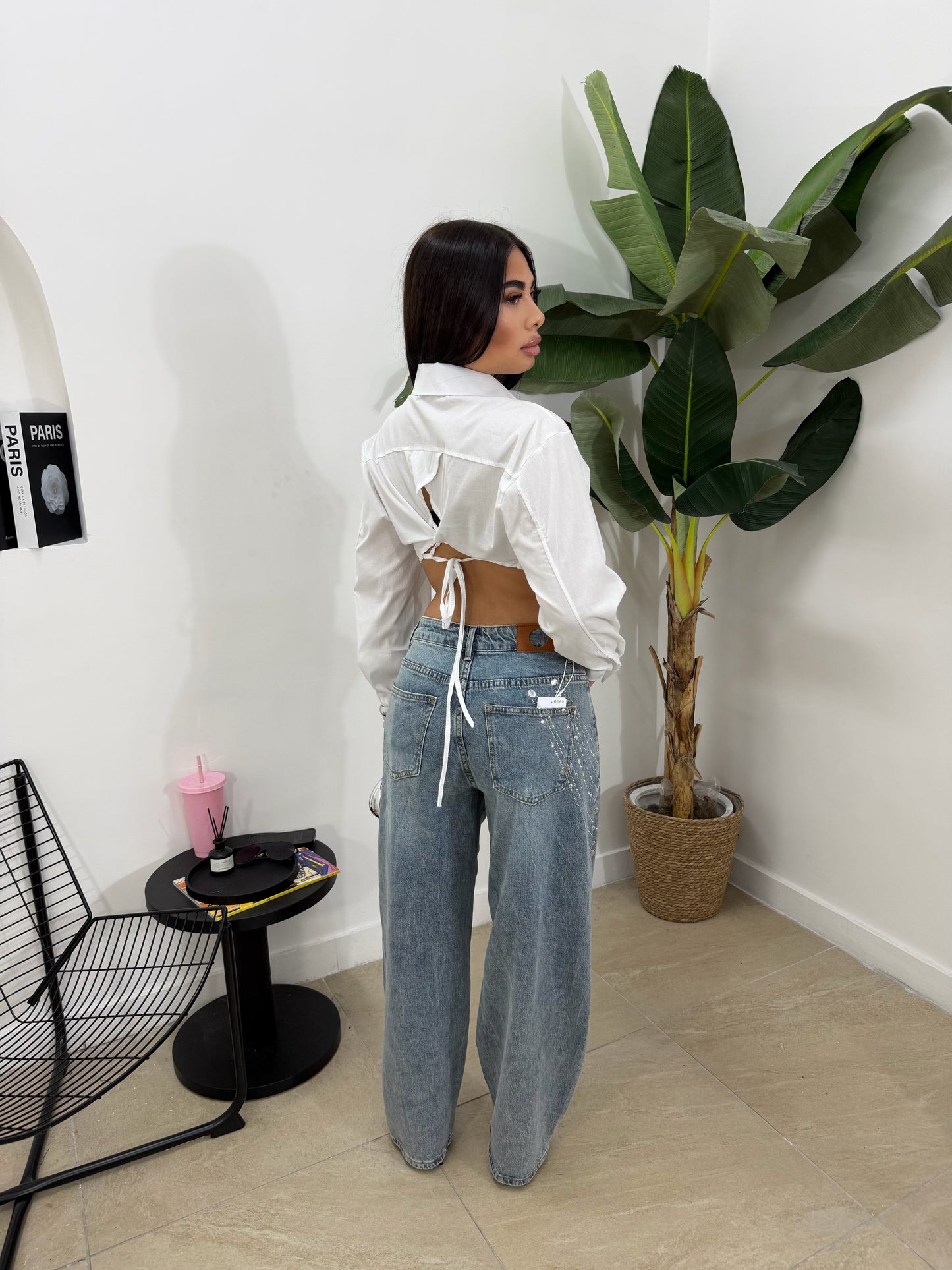 Camicia stringhe-9272