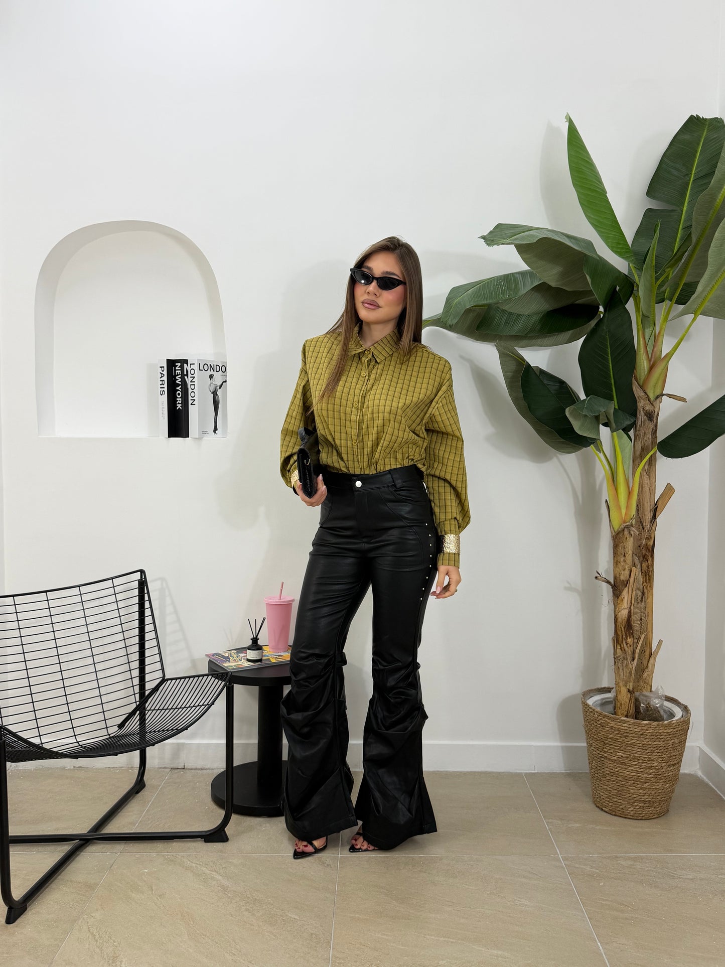 Pantalone in pelle Elsa