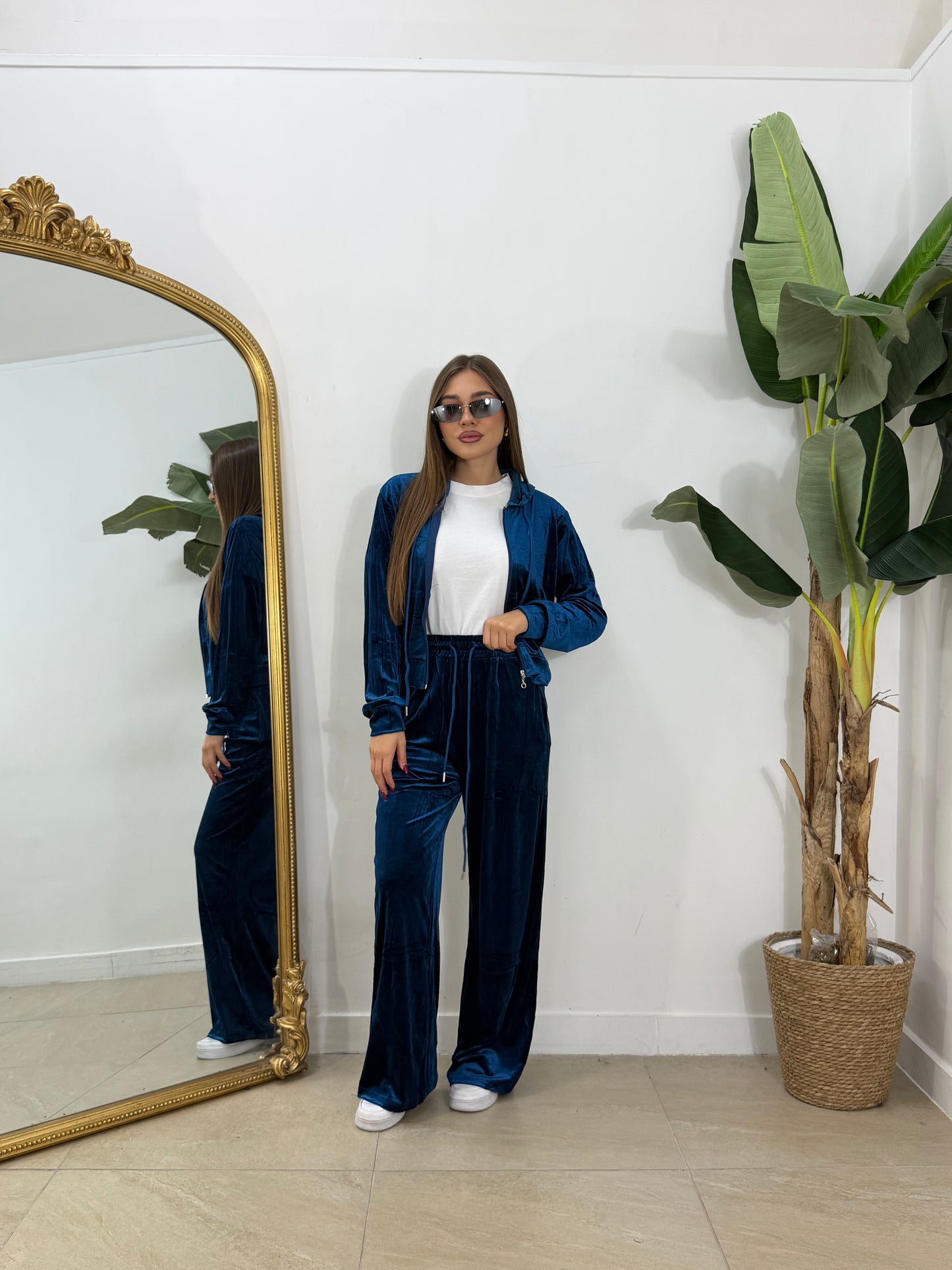 COORDIANTO tuta in ciniglia