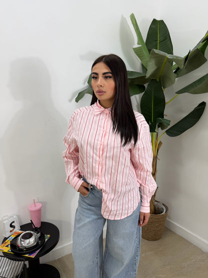 Camicia rosa&rossa -15908