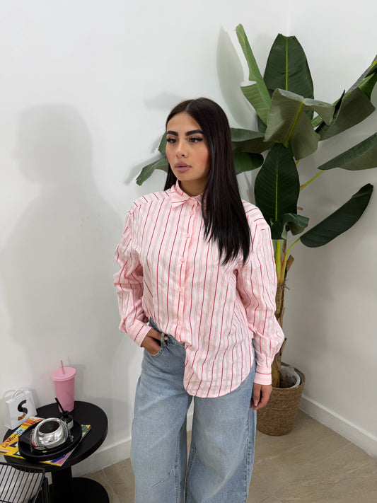 Camicia rosa&rossa -15908