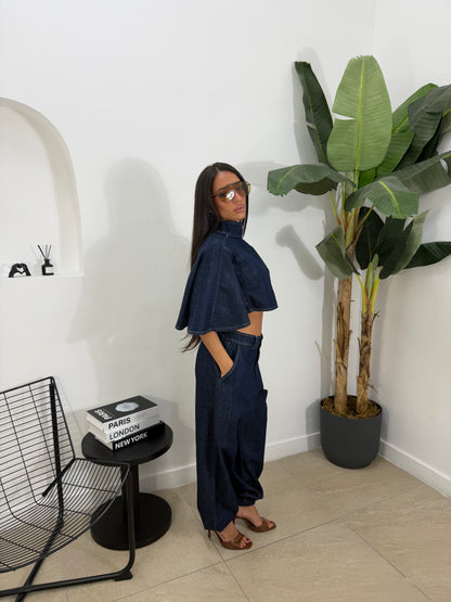 Coordinato denim mantella  - 100