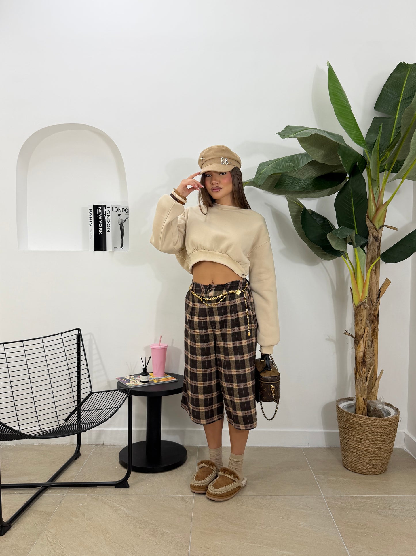 Bermuda tartan marrone