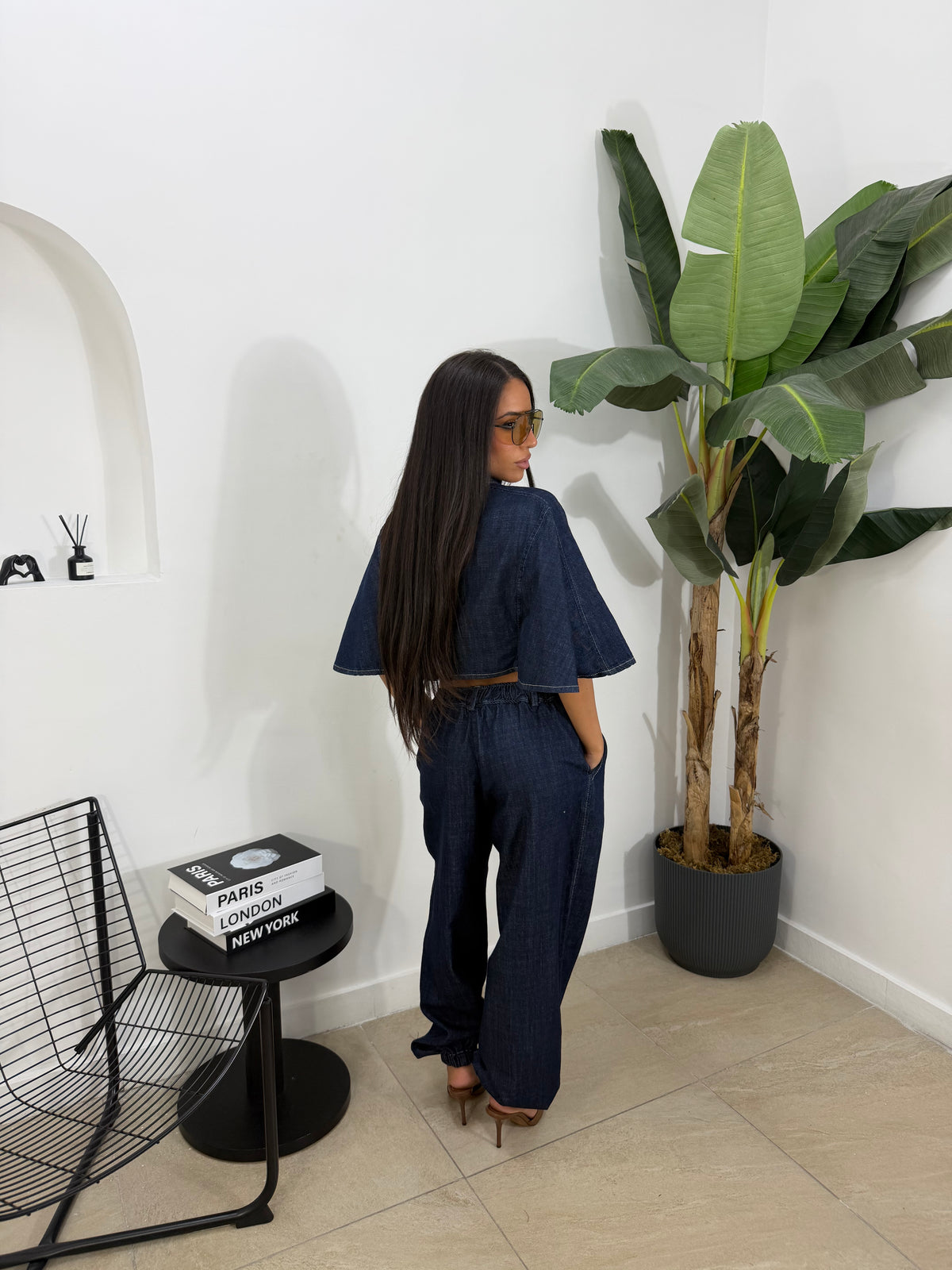 Coordinato denim mantella  - 100