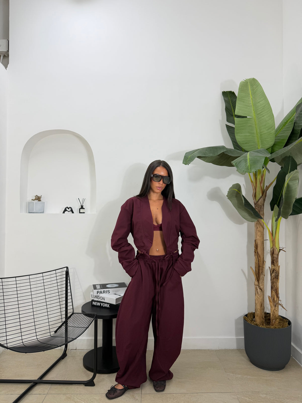 Jogger Garret bordeaux- 67010