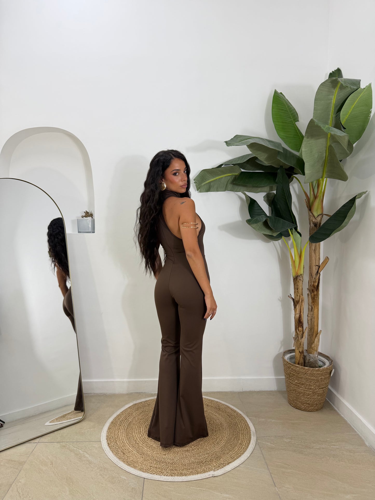 Jumpsuit Kim marrone  -19346