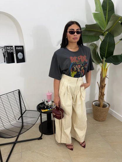 Ballon denim crema -12688